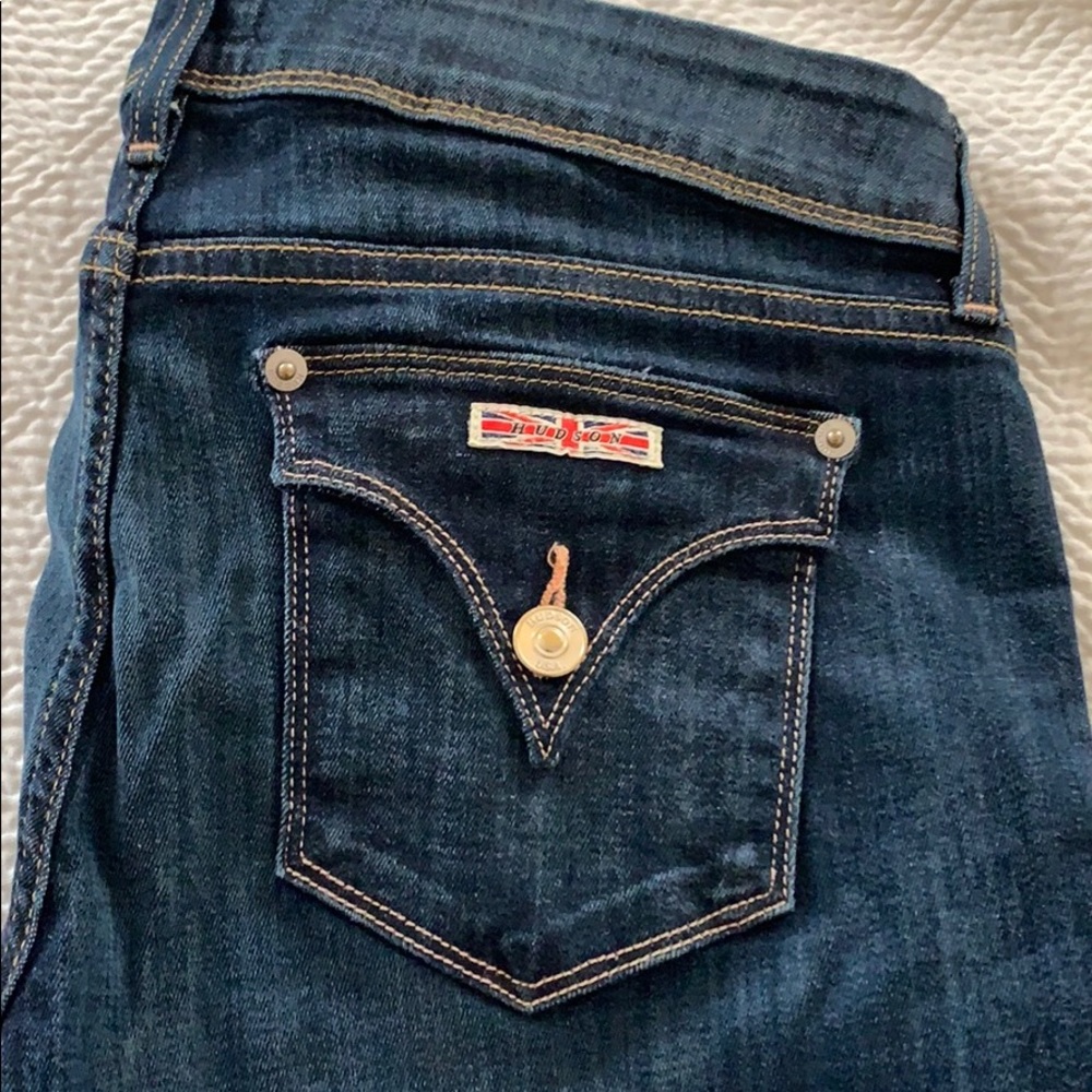 Hudson ankle/crop straight leg with cuff